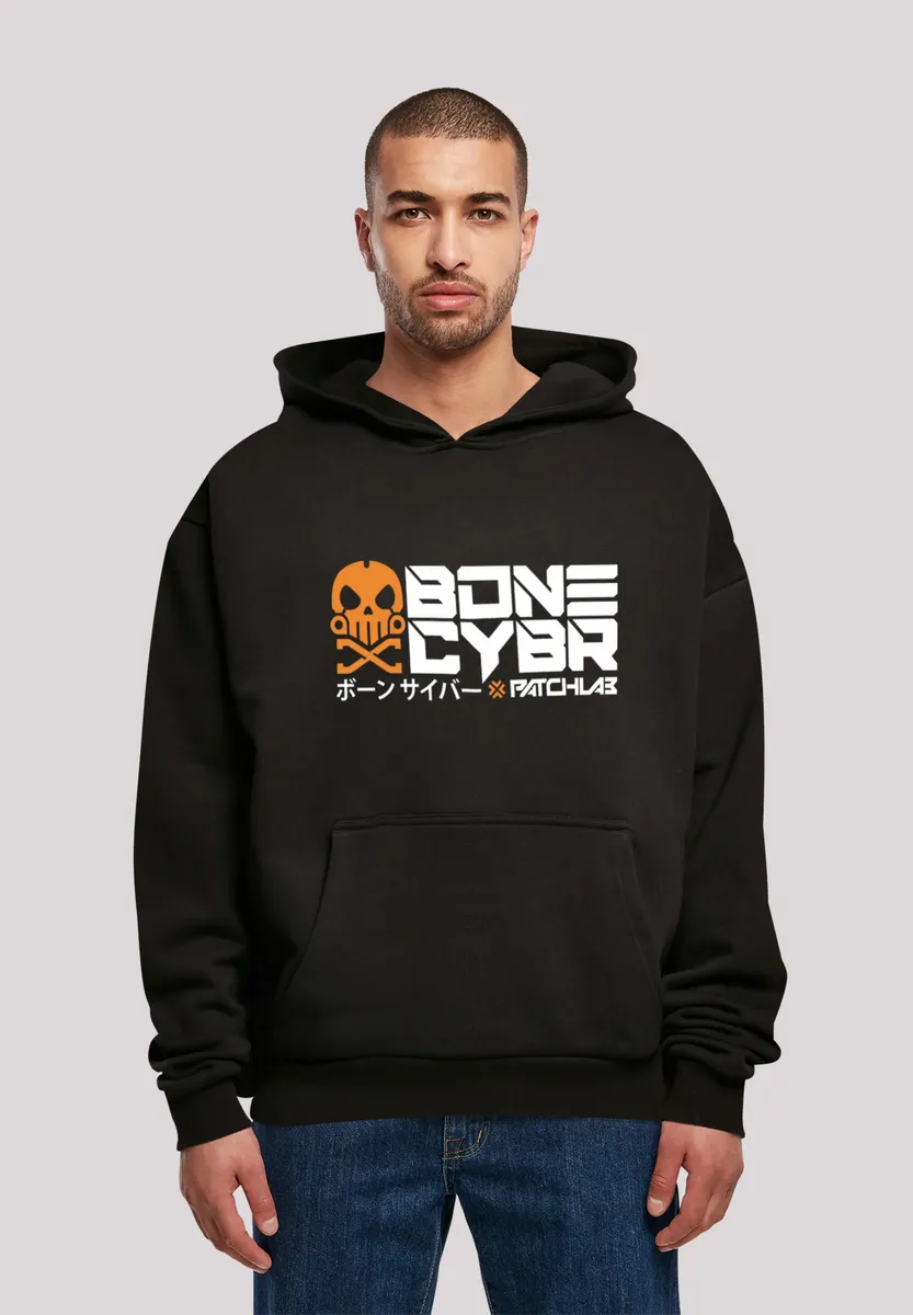 

Толстовка F4NT4STIC "MUSTERBRAND BONE CYBER Orange Techronin", принт, черный