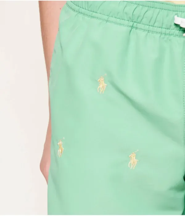 Плавки TRAVELER regular fit Polo Ralph Lauren, зеленый — фото 4