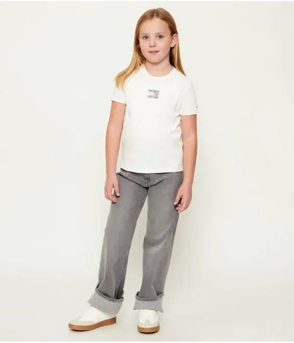 Футболка regular fit Tommy Hilfiger, экрю — фото 2