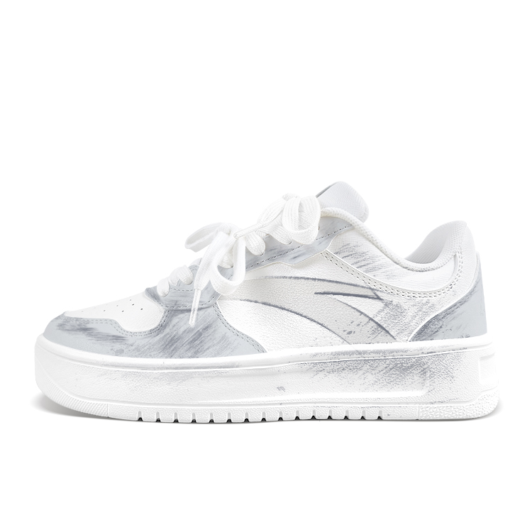 

Расслабленные устойчивые к истиранию дышащие нескользящие низкие кроссовки для скейтборда Unisex ANTA, серый