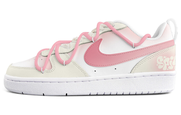 

Кроссовки Nike Court Borough Skateboarding Shoes Women's Low-top Pink, цвет Apricot