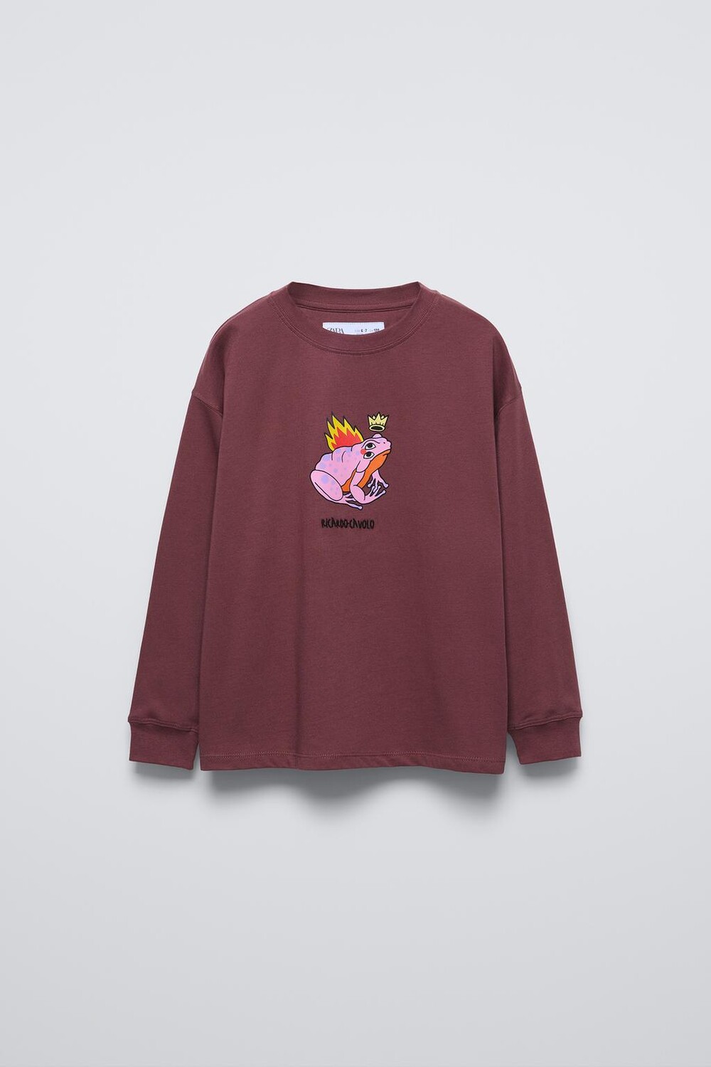 

Футболка рикардо-каволо ZARA, цвет aubergine