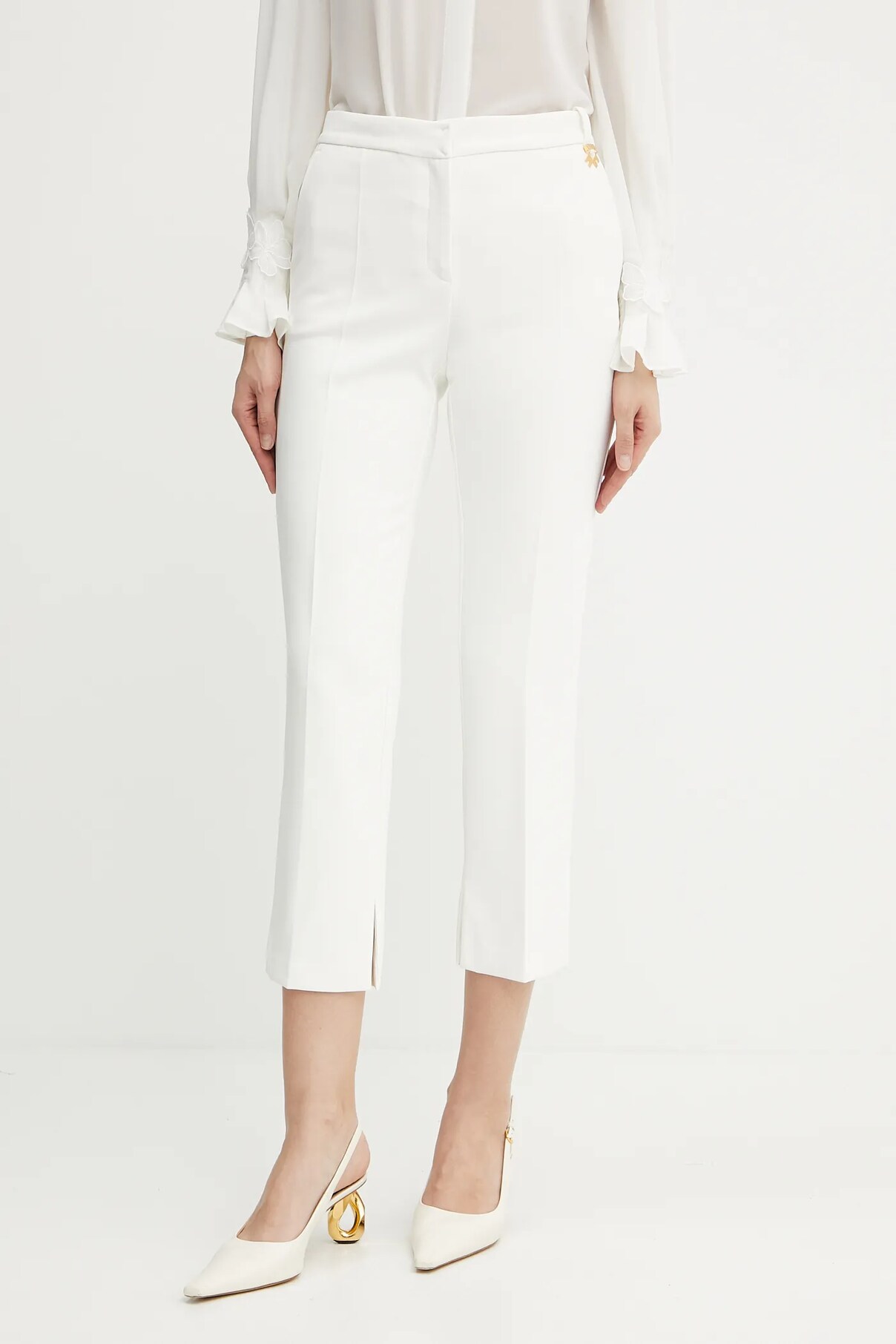 

Брюки Elisabetta Franchi, бежевый