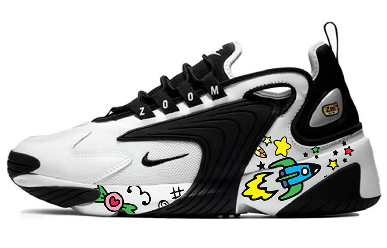 

Кроссовки Zoom 2K унисекс с низким верхом желтые Nike