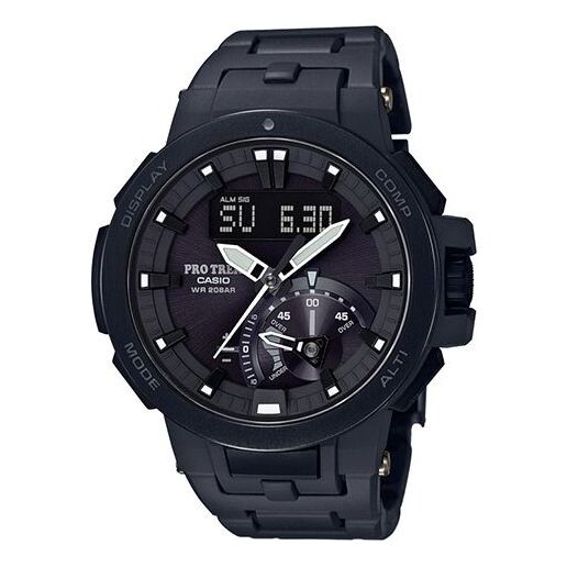 

Часы Casio Pro Trek Mountaineering Analog-Digital Watch 'Black Metallic White', черный