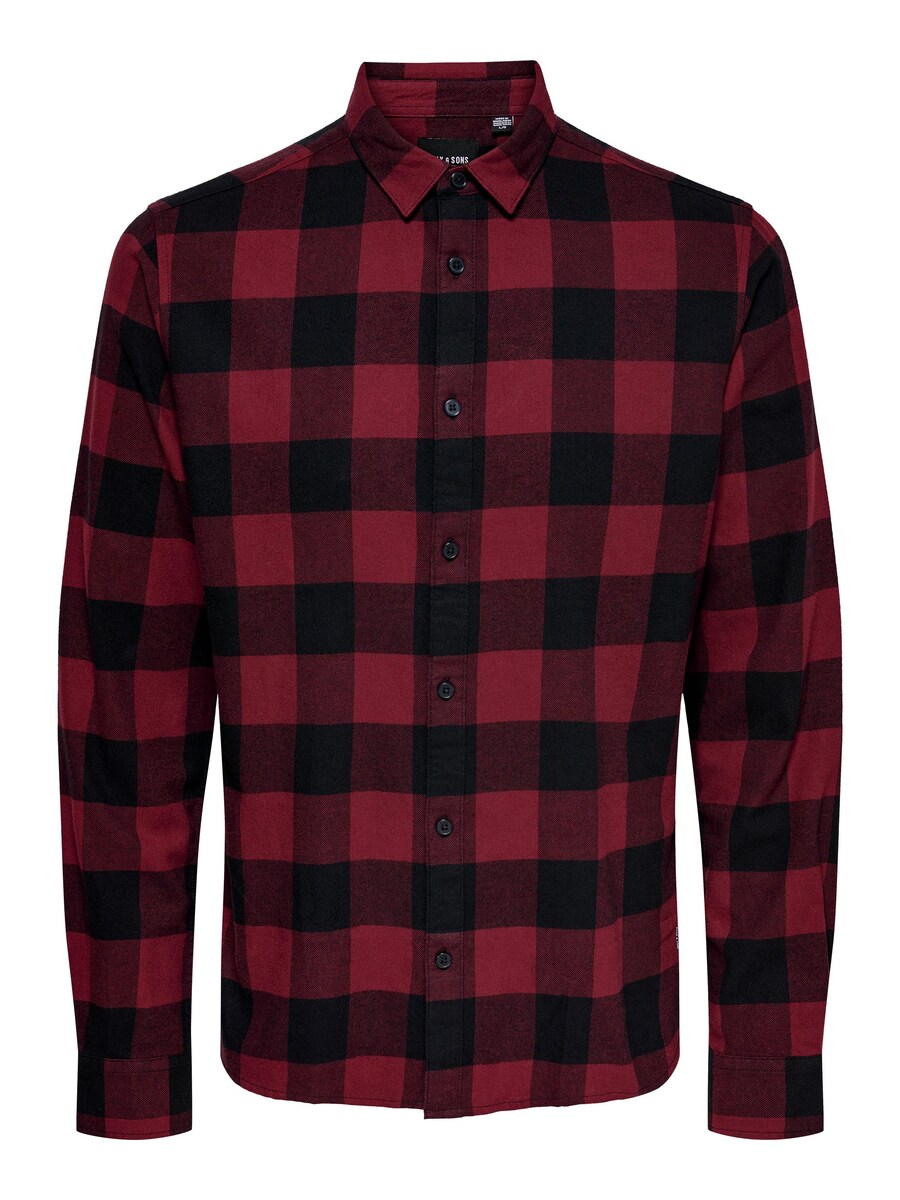 

Клетчатая рубашка Only & Sons Slim fit Button Up Shirt Gudmund, цвет rusty red