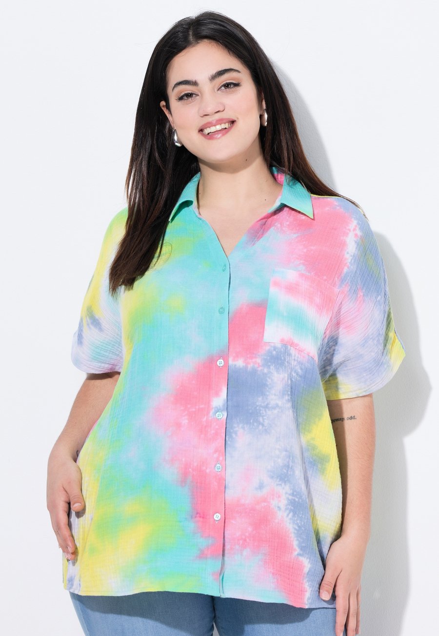 

Блуза Angel of Style BOXY FIT BATIK-MUSTER, Pale Light Green/Light Green