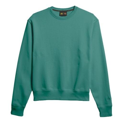 Толстовка adidas originals Pw Basics Crew Sports Couple Style Green, зеленый