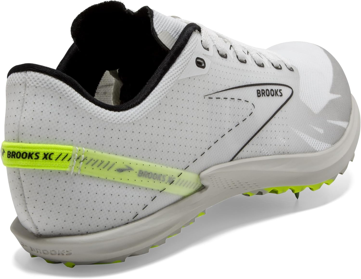 Беговые кроссовки Brooks Draft XC без шипов с поддержкой для кросс-кантри, белый/черный — фото 4
