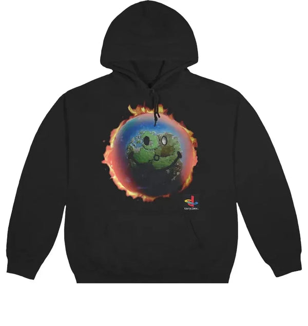 

Толстовка cactus jack x playstation world hoodie 'black' Travis Scott, черный
