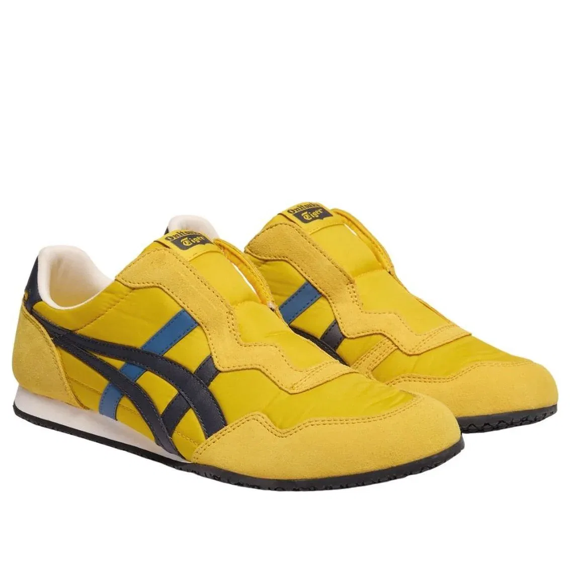Слипоны Onitsuka Tiger Serrano 'Sunflower Yellow Indigo Navy' 1183C615-750, желтый — фото 3