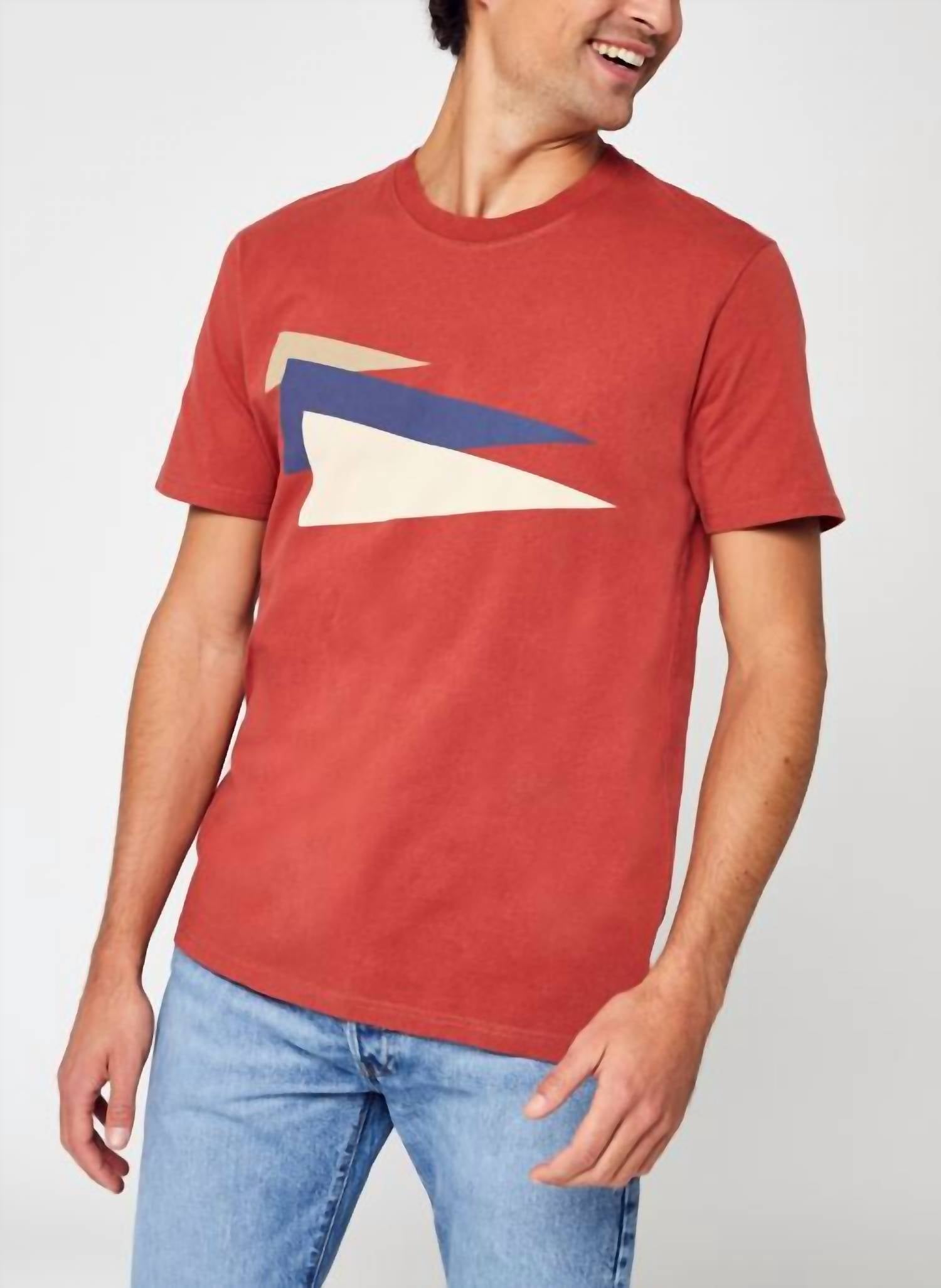 

Футболка Walker Ss O-Neck в цвете марсала SELECTED, цвет marsala