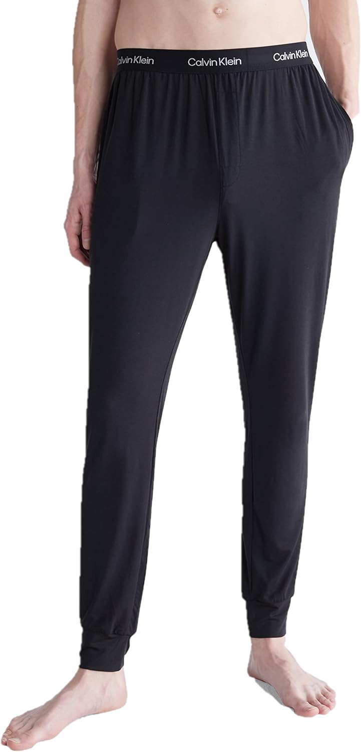 

Мужские ультрамягкие современные джоггеры Calvin Klein из модала, Black