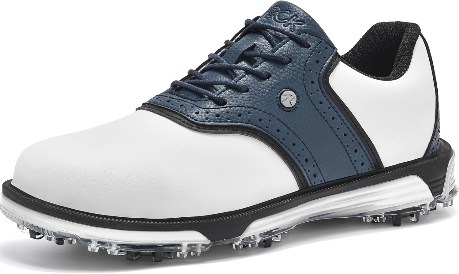 

Мужские гольф-туфли Traditions с фиксированной подошвой без гвоздей, водонепроницаемые, без шипов, размер 7.5-14 Daribom, синий