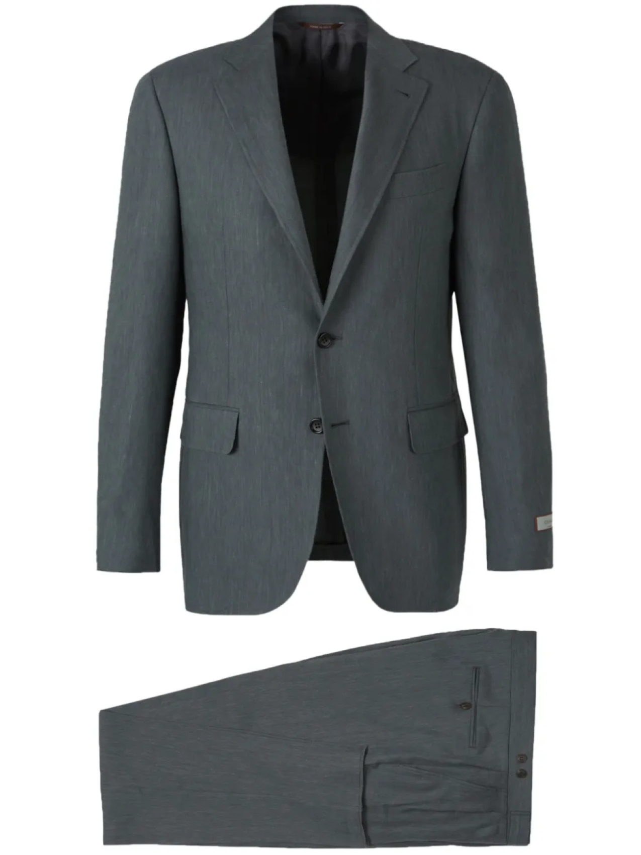 

Canali шерстяной костюм, серый