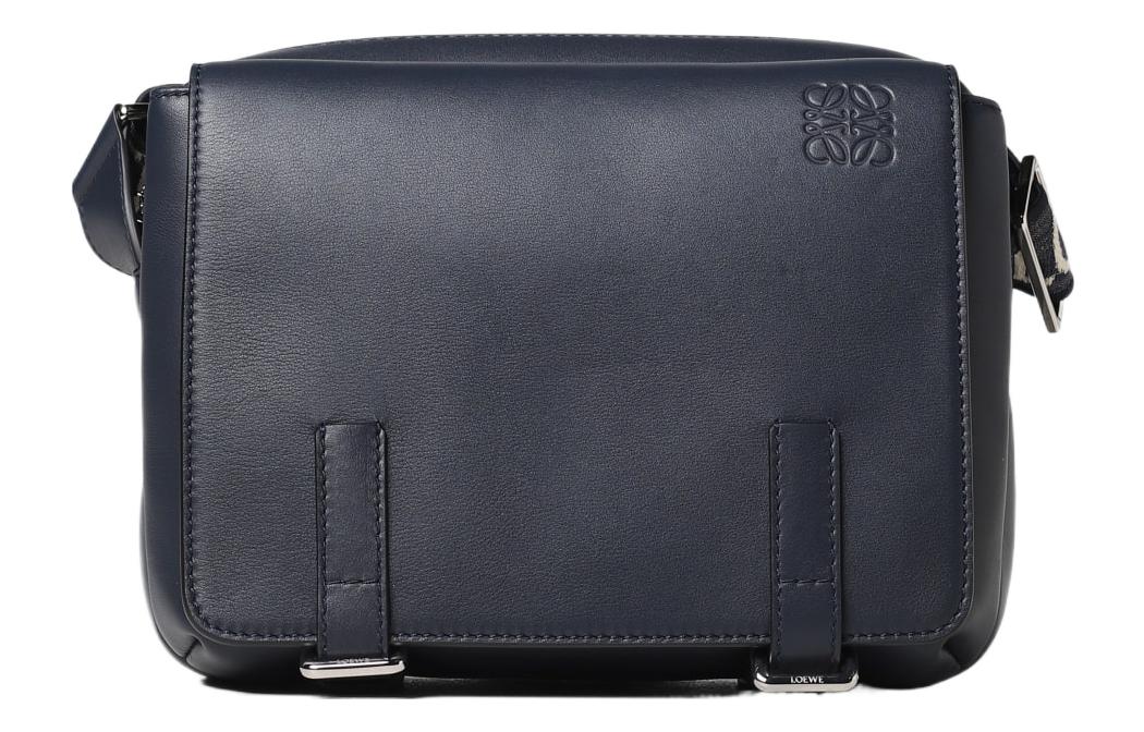 

LOEWE Кожаная сумка через плечо мужская тёмно-синяя