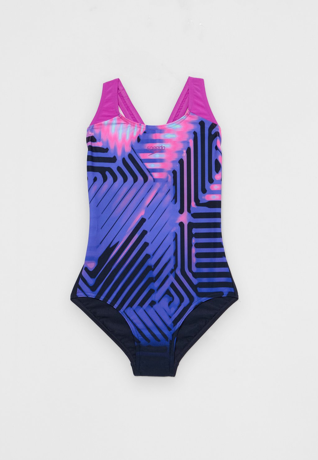 

Купальный костюм GIRLS DIGI PLACEMENT SPLASHBACK Speedo, синий