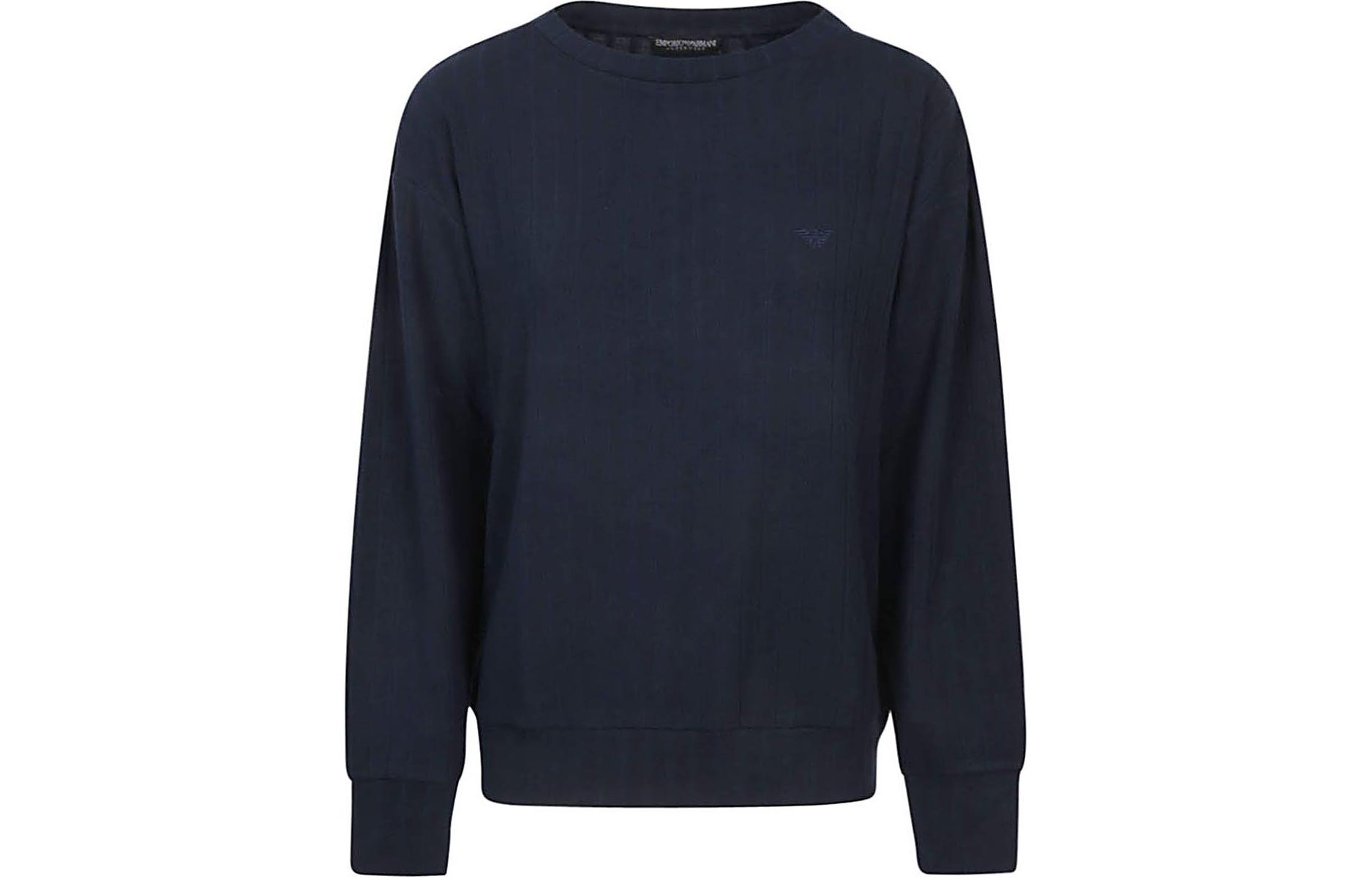 

Женская толстовка цвета морской волны EMPORIO ARMANI, Marine Blue