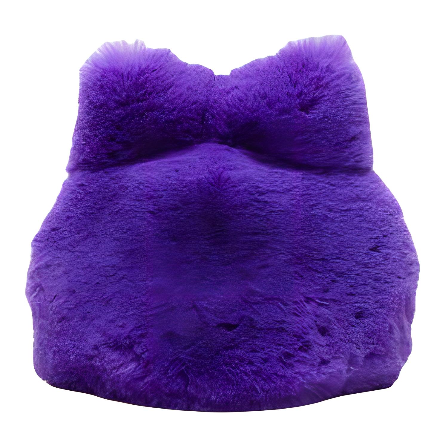 

Фальшивая меховая шапка унисекс фиолетовая Acne Studios