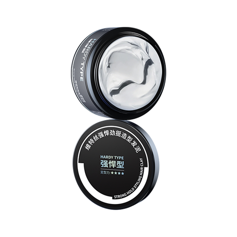 

Мужская матовая воск-глина для укладки с 3D-эффектом, сильная фиксация, стойкая, ароматизированная, 100г/100г*2 VETES