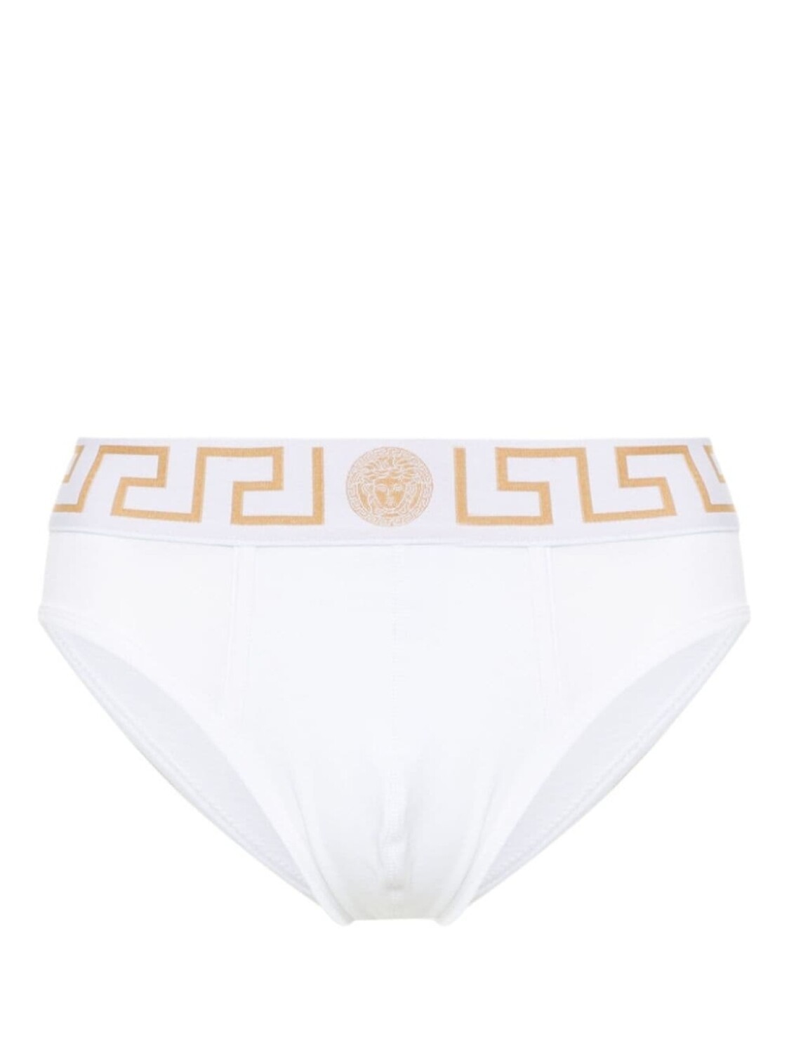 

Versace трусы-брифы с узором Greca, белый
