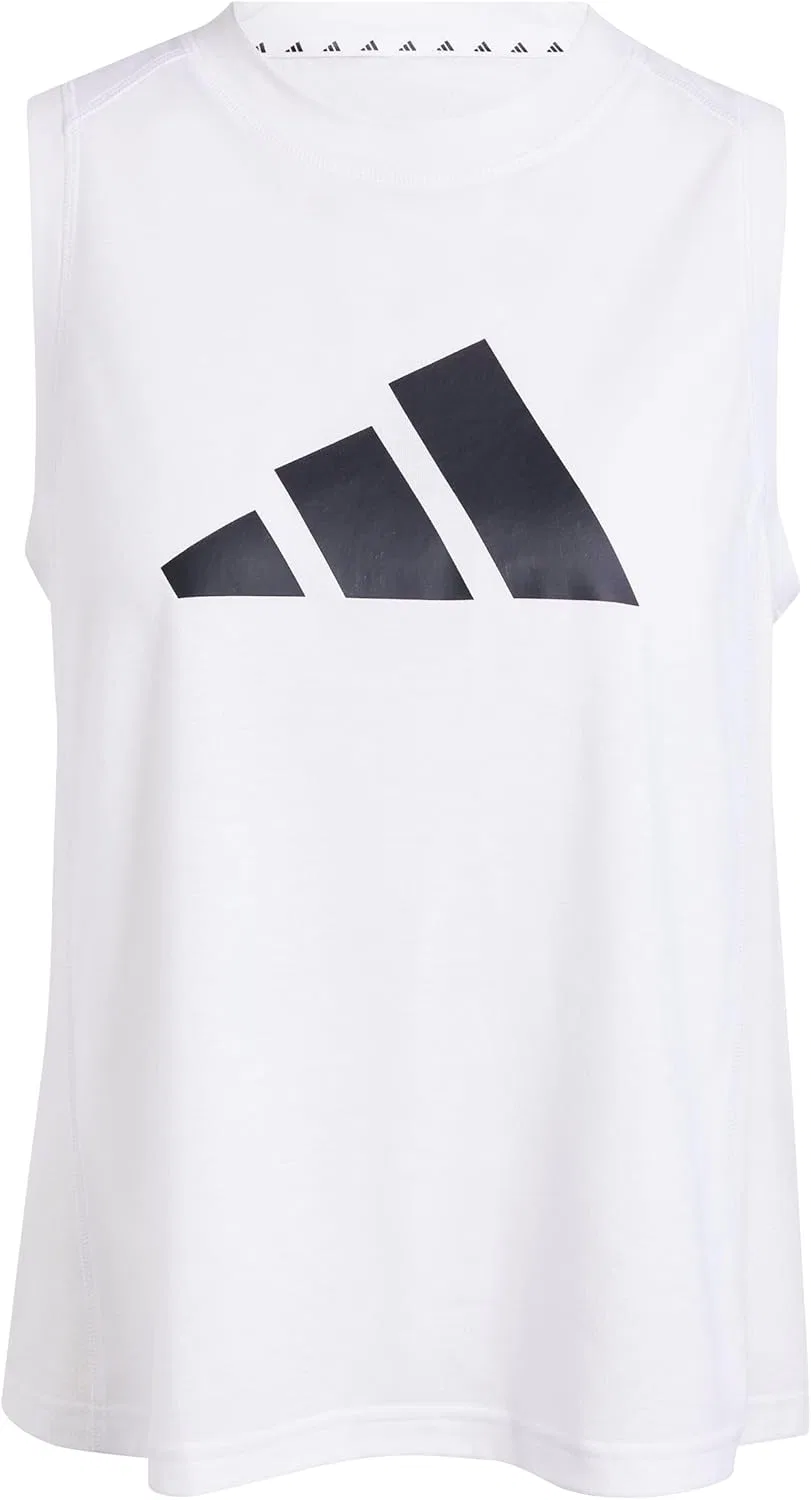 Топ для тренировок adidas, женский, White/Black