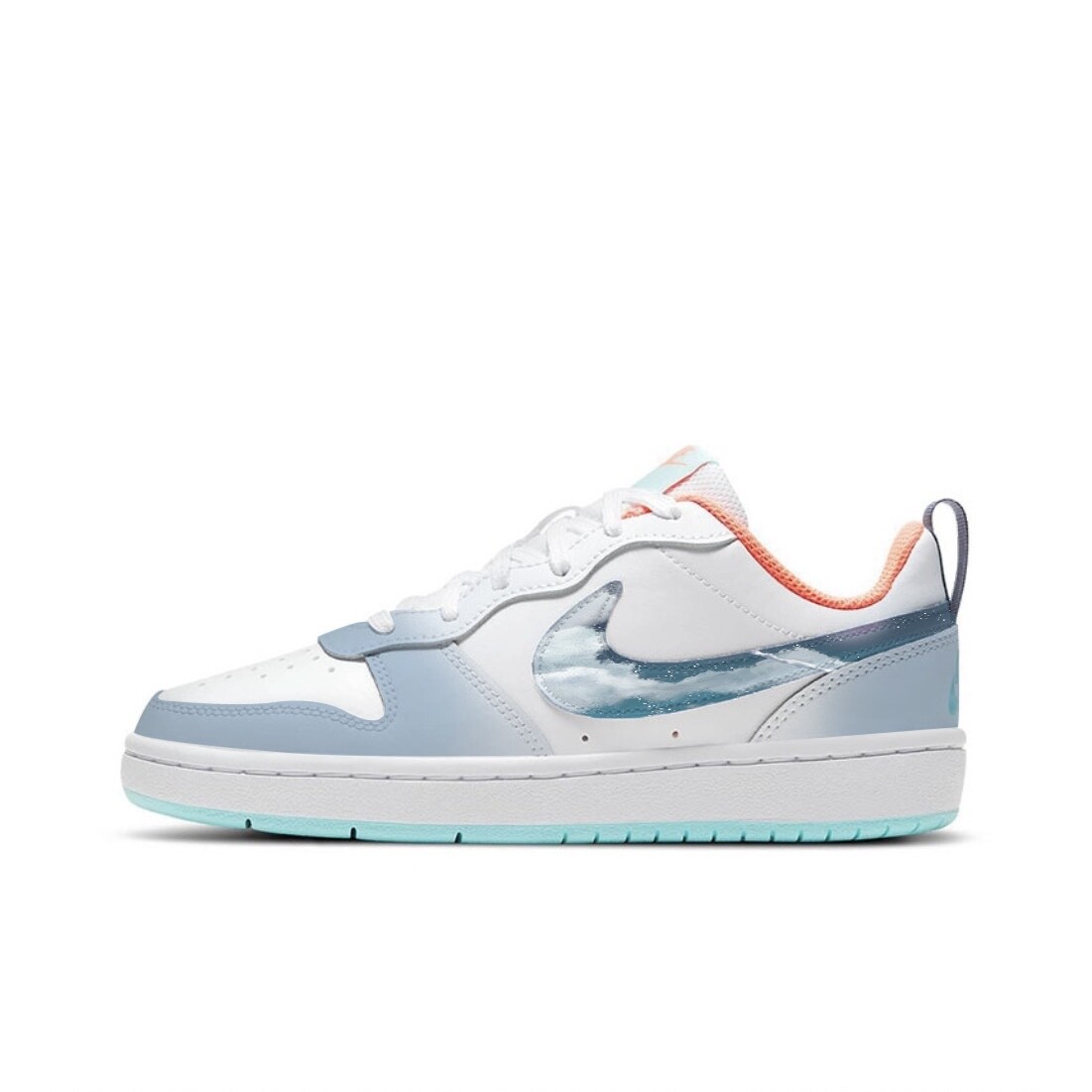 

Кроссовки Nike Court Borough 2 Skateboarding Shoes Women's Low-top White/blue, белый/синий