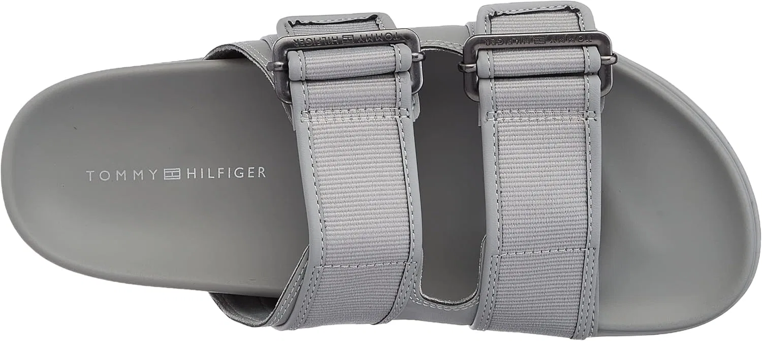 Мужские сандалии Tommy Hilfiger Hilfiger Mix Buckles Fm0fm04610, Grey Antique Silver — фото 3