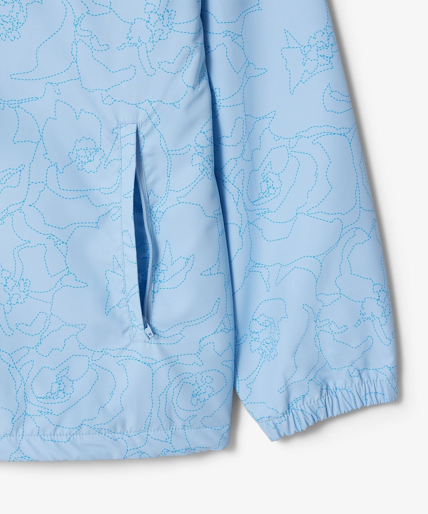 Ветровка с цветочным принтом Lacoste, Light blue — фото 2