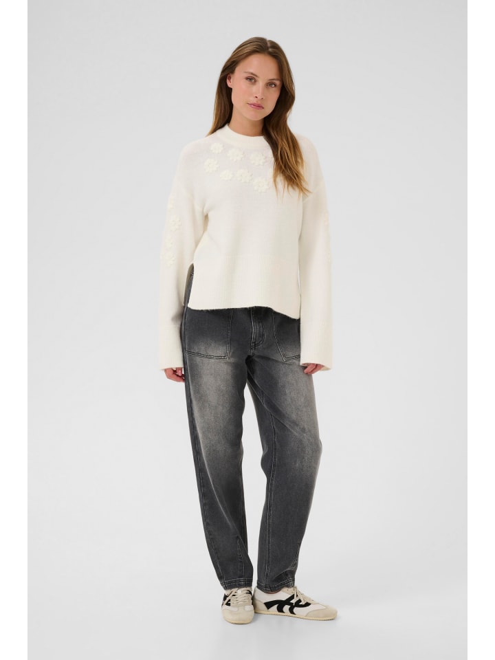 

Kaffe Вязаный свитер KAmasja свободного кроя, цвет мел