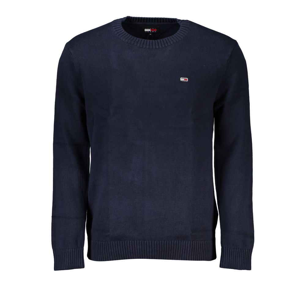 

Классический свитер с круглым вырезом синего цвета Tommy Hilfiger