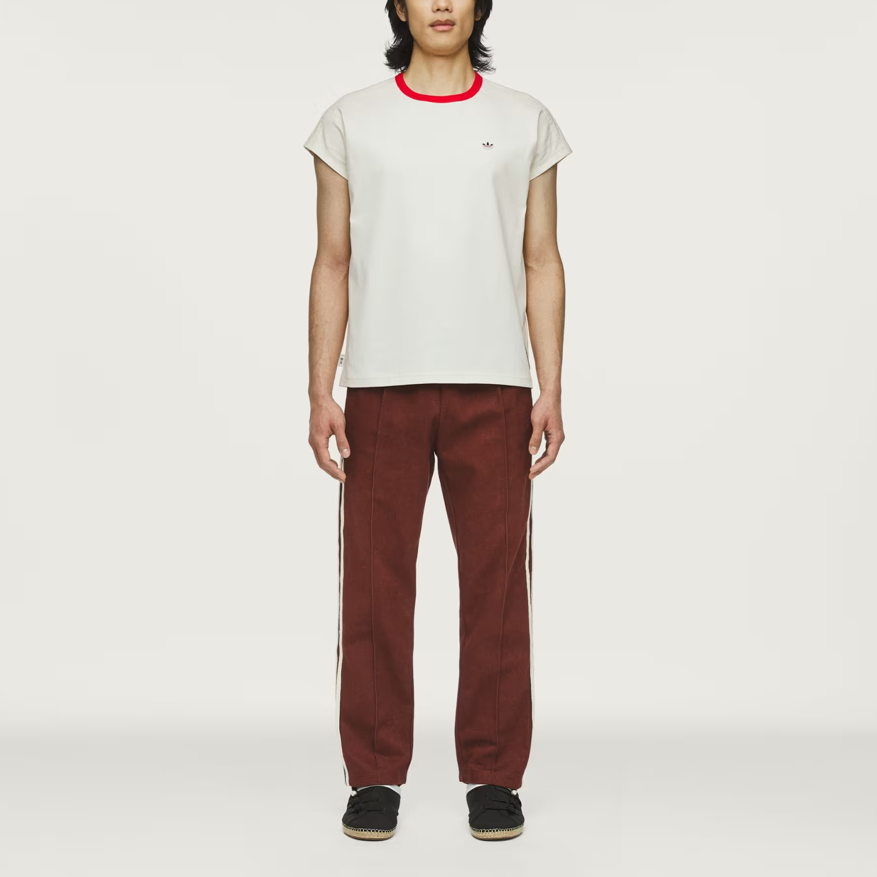 Брюки CLOT TRACK PANT BY EDISON CHEN Adidas Originals, fox коричневый — фото 4