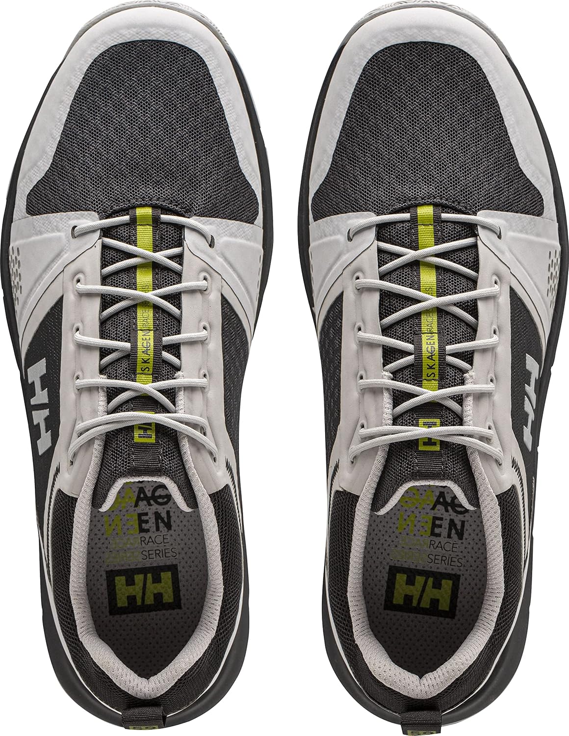 Кроссовки для парусного спорта Helly-Hansen F-1 Offshore для мужчин - быстро сохнущие сетчатые ботинки для лодки - парусная обувь с не оставляющей следов подошвой, серый — фото 3