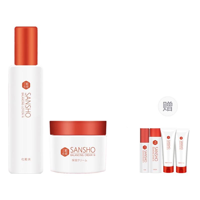 

Сыворотки, тонеры, лосьоны и кремы, кремы для глаз наборы для комбинированной кожи увлажняющие, питательные и гидратирующие SANSHO