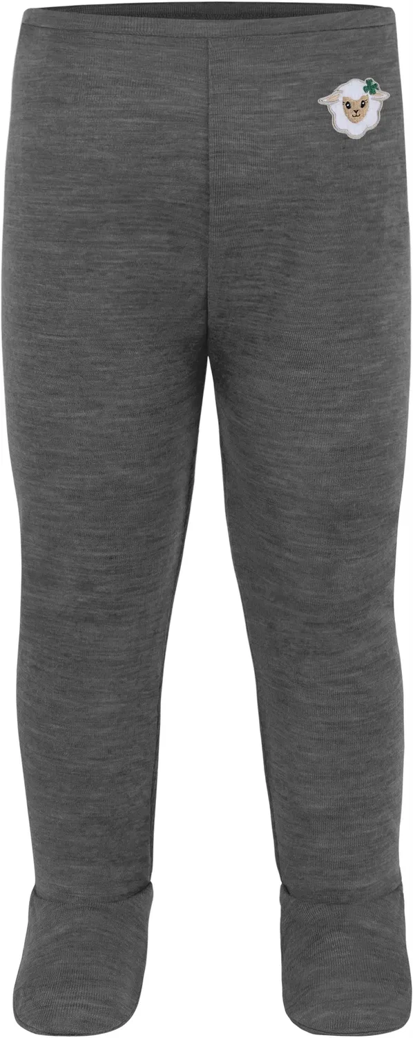 Боди-комбинезон с длинным рукавом и штаны Baby Merino Normani Outdoor Sports, серый — фото 4