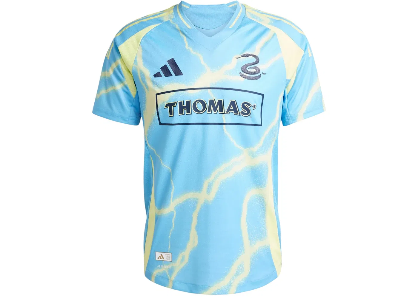 Мужская футбольная футболка с длинным рукавом Adidas Jersey, Semi Blue Burst