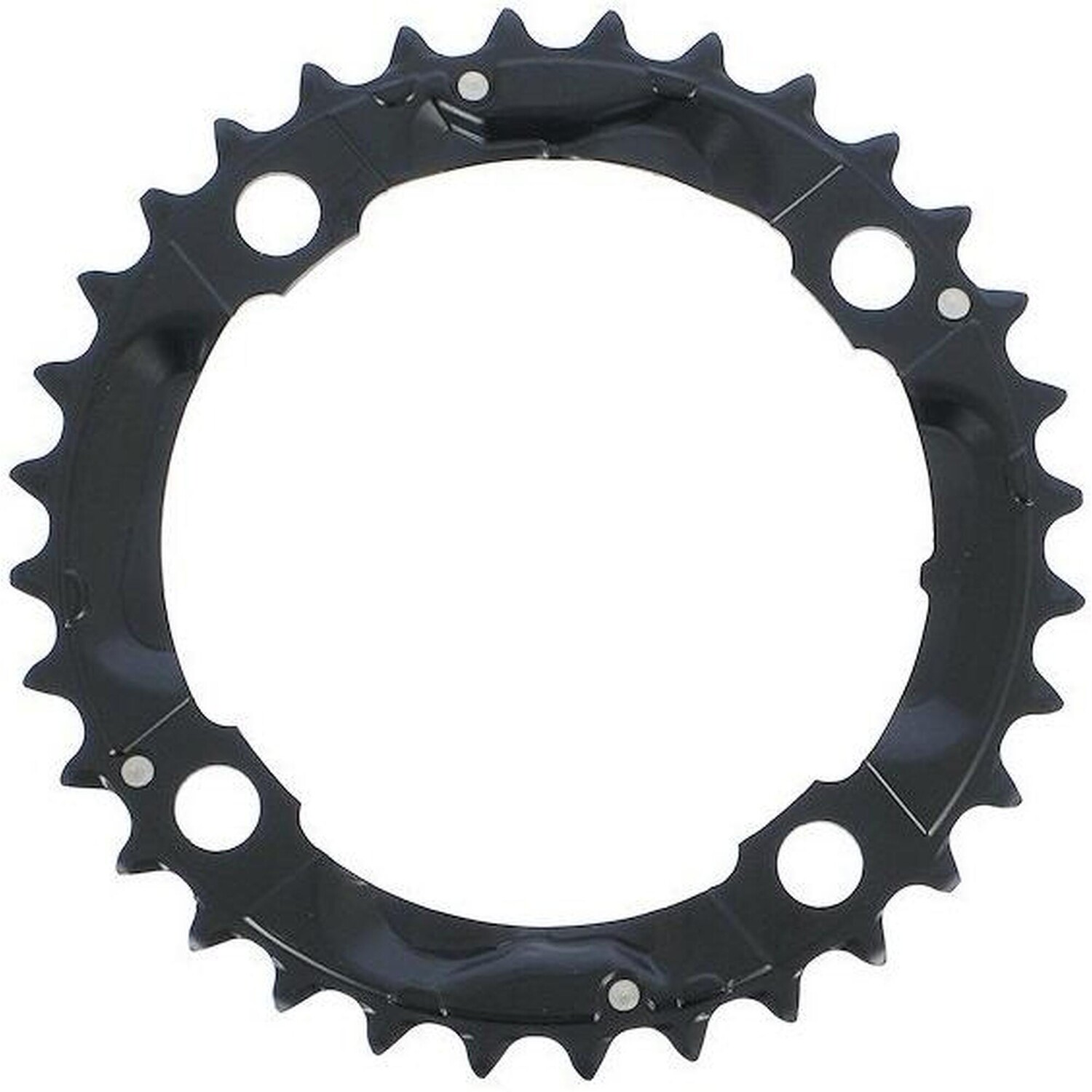 

Передняя звезда MTB тройного происхождения Shimano 4BRA DEORE M590 9V., черный / серебристый / черный
