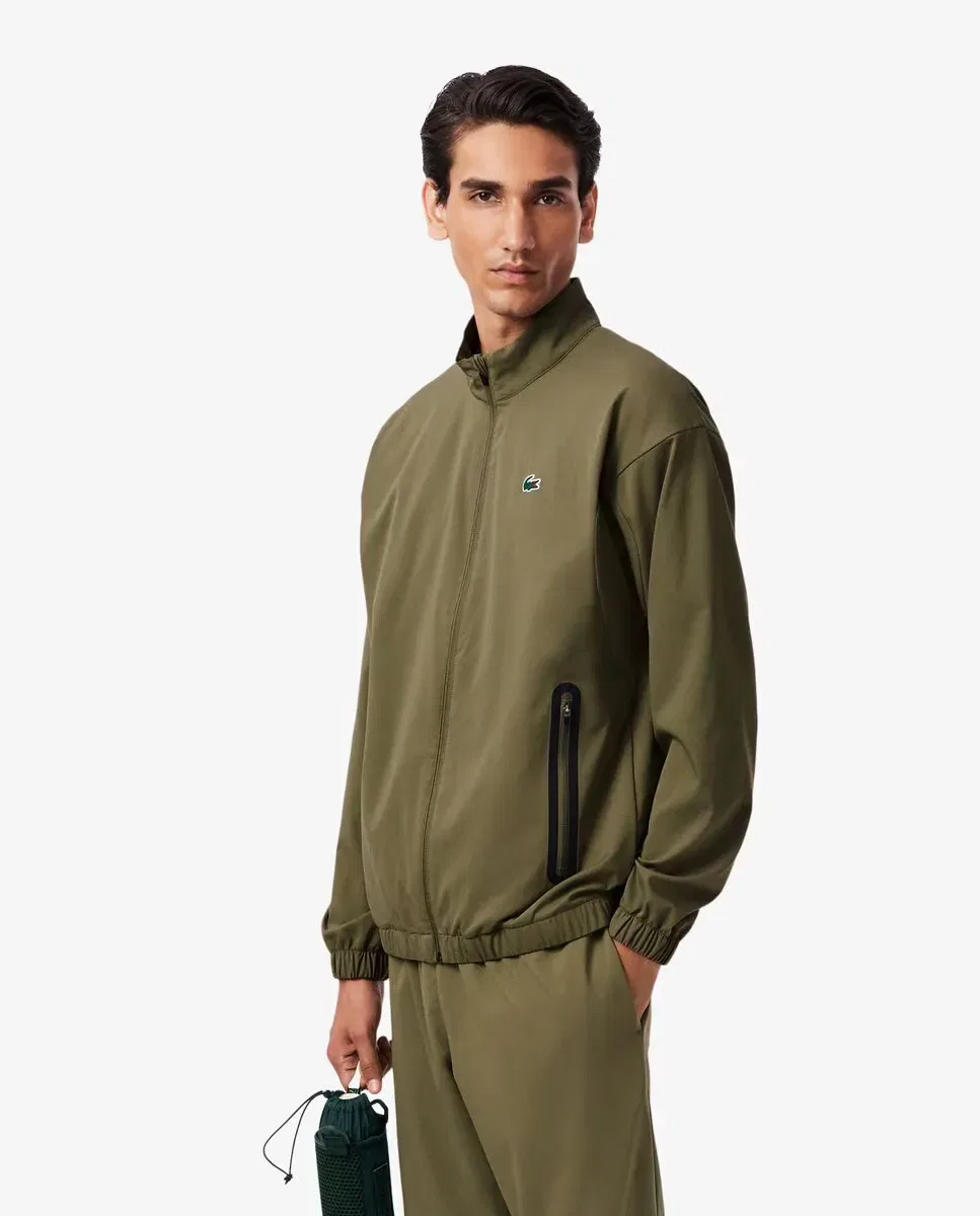 Мужской спортивный костюм для тенниса из тафты Lacoste, Verde Militar — фото 3