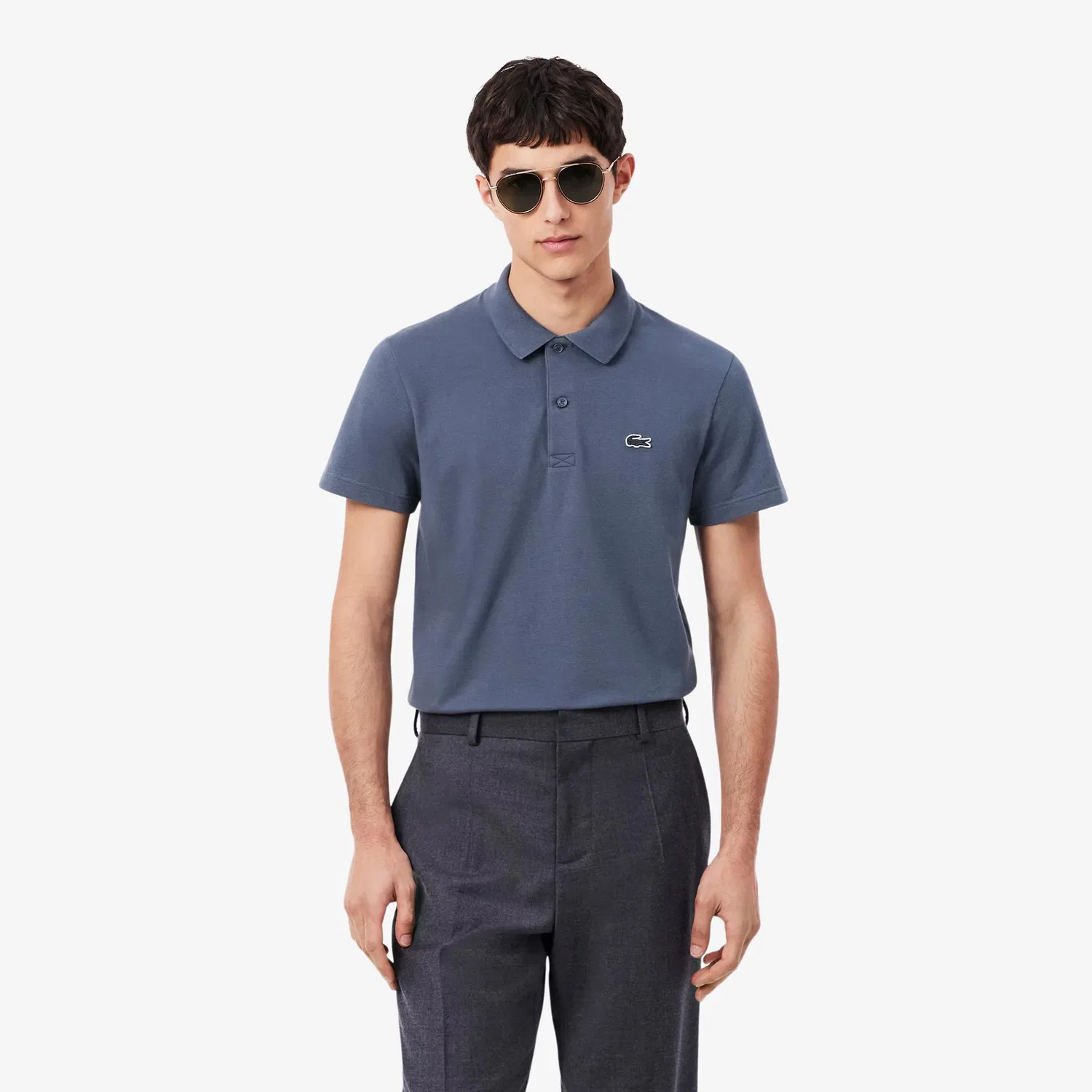 Поло мужское классическое Lacoste, Petrol
