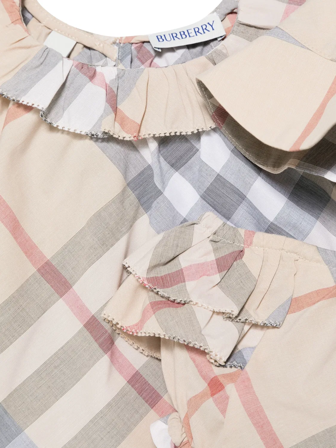 Burberry Платье из 100% хлопка коричневого цвета — фото 3