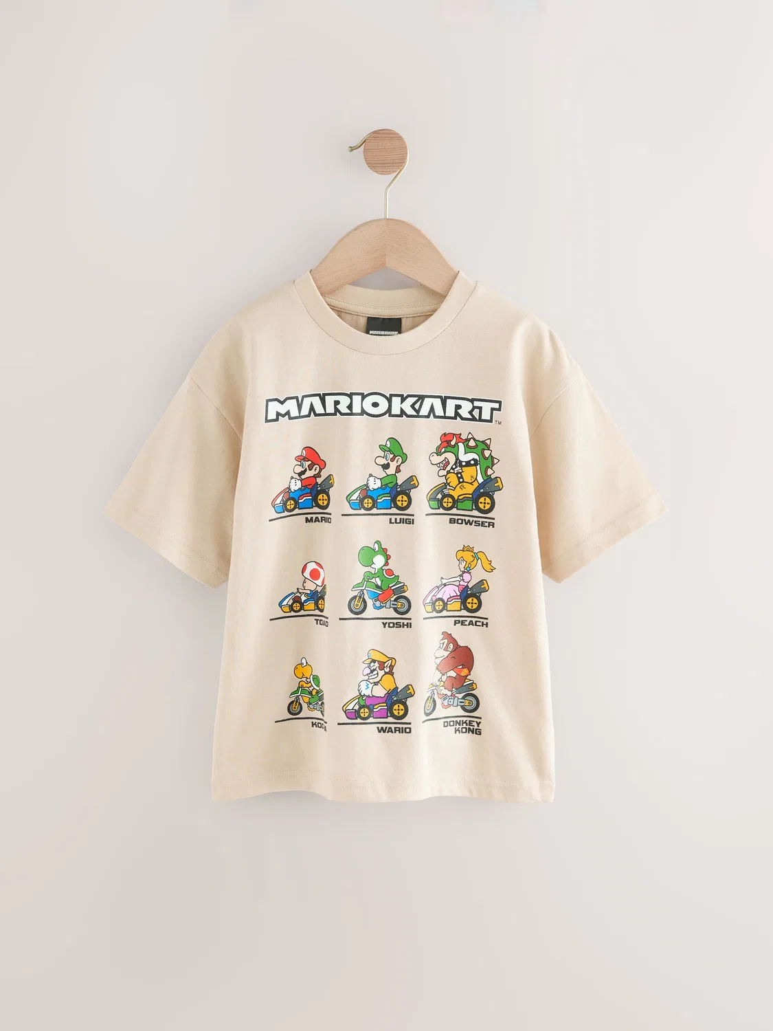 Футболка с принтом Mario Next, Stone