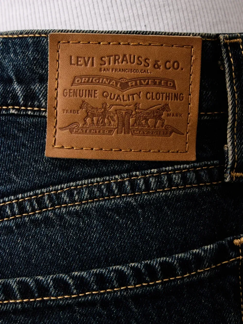 Джинсы клеш с высокой посадкой Levi's, синий — фото 4