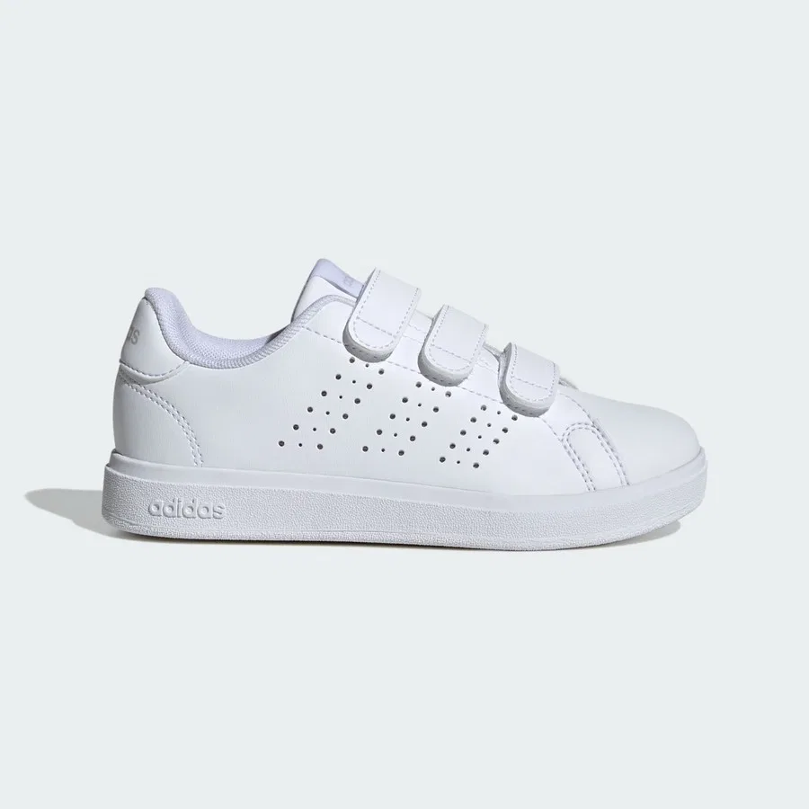 Кроссовки детские с 3 полосками Sportswear IE9020 Advantage Base 2.0 Shoes Kids adidas, Бело-серый