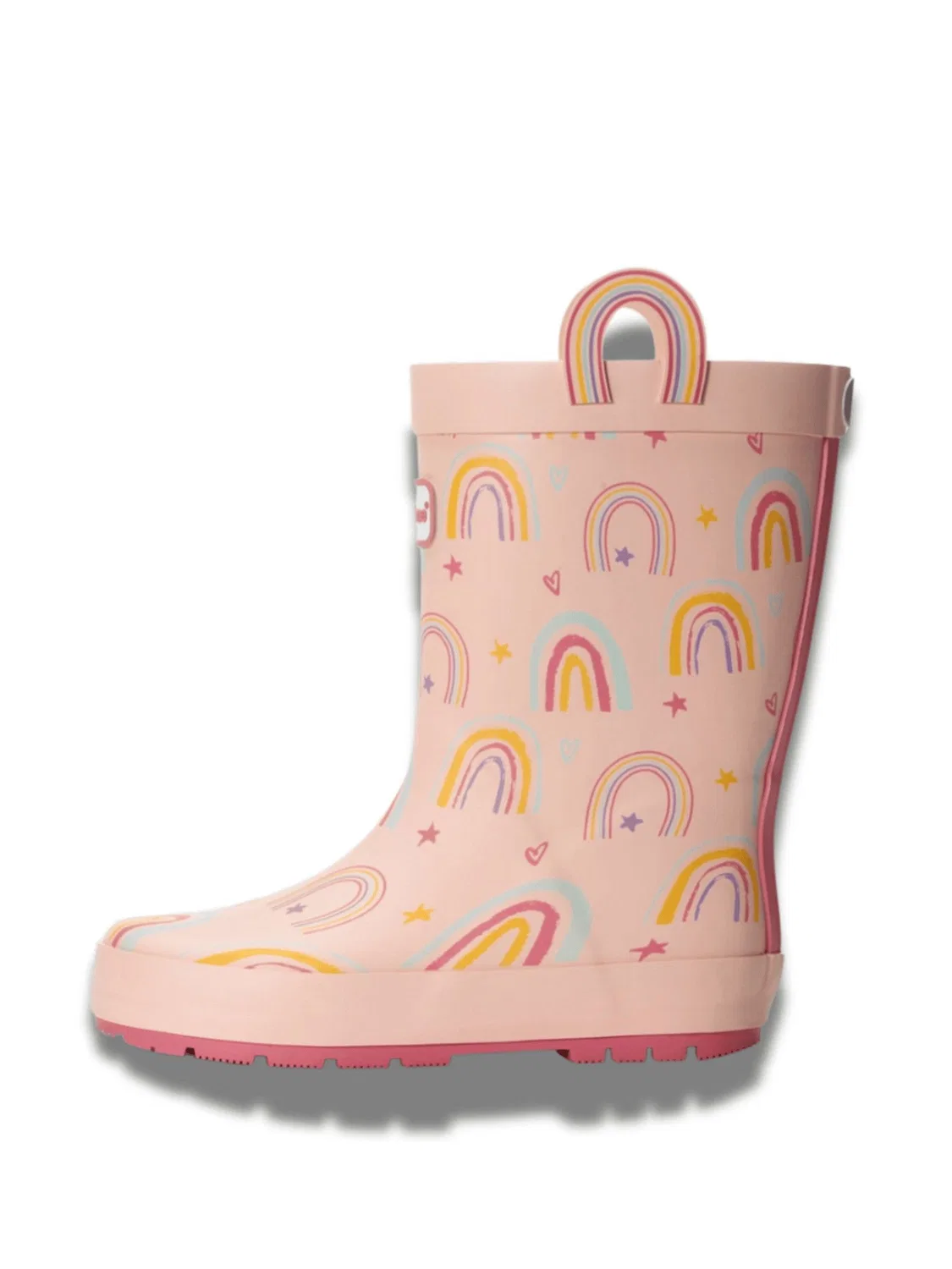 Сапоги резиновые Etta Pink Rainbow Toezone, розовый — фото 2