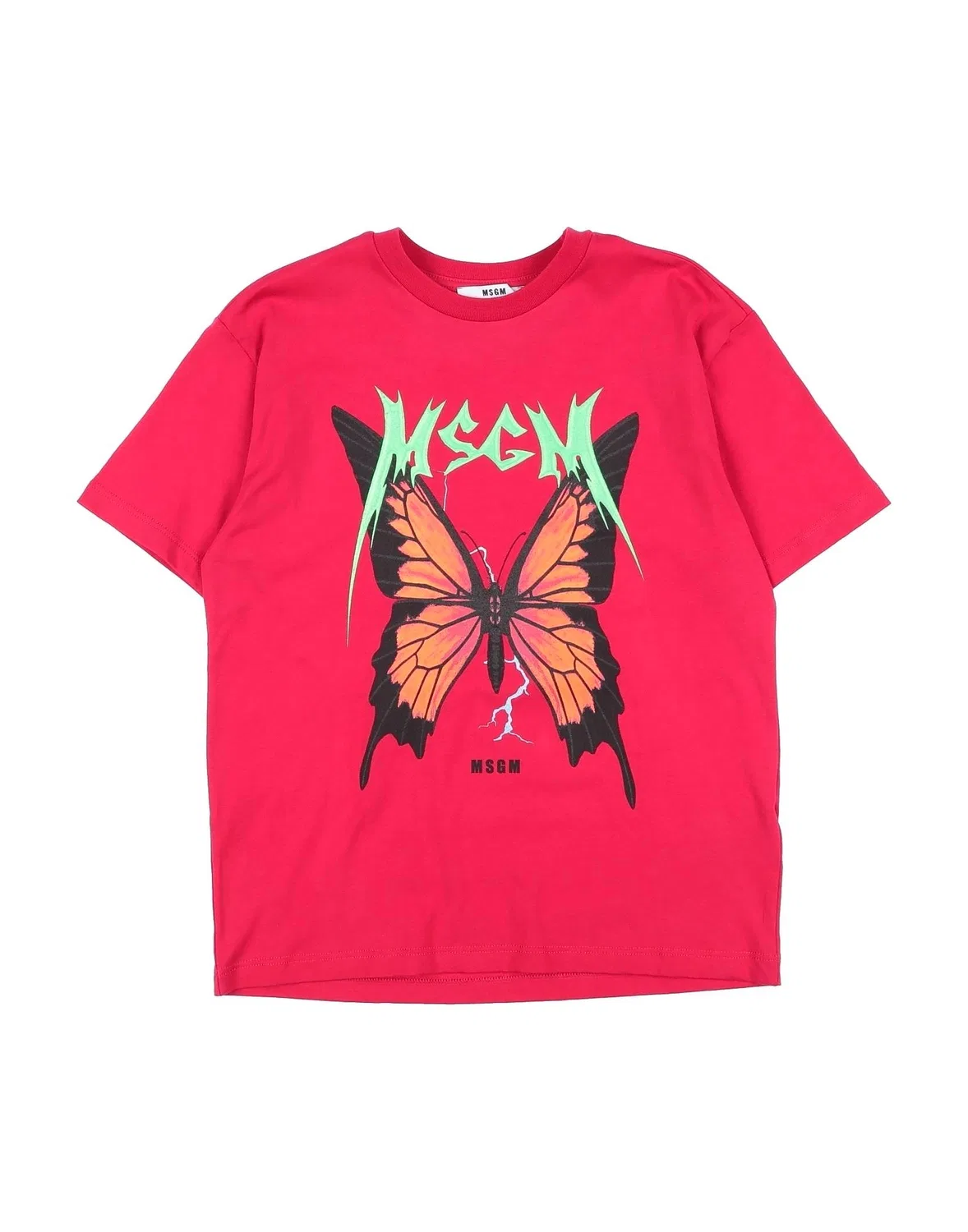 Футболка с коротким рукавом Msgm, фуксия