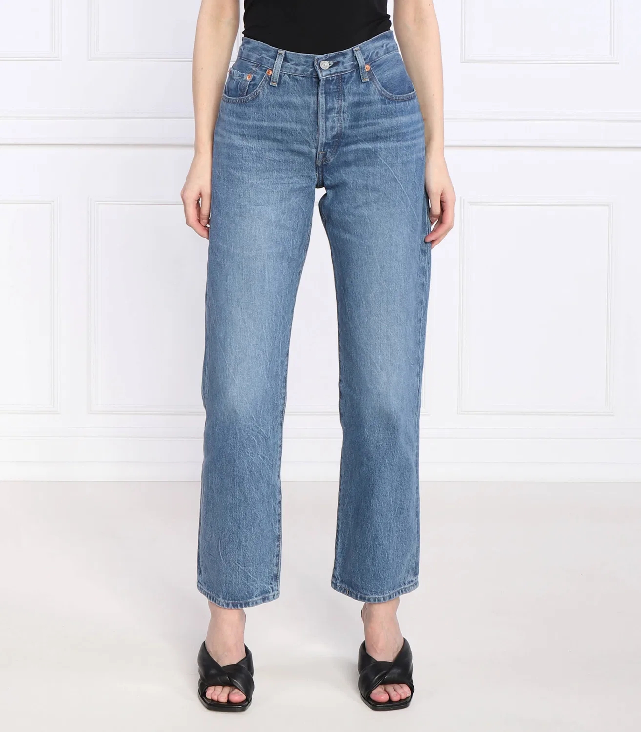 Джинсы прямого кроя 501 Levi's, Blu