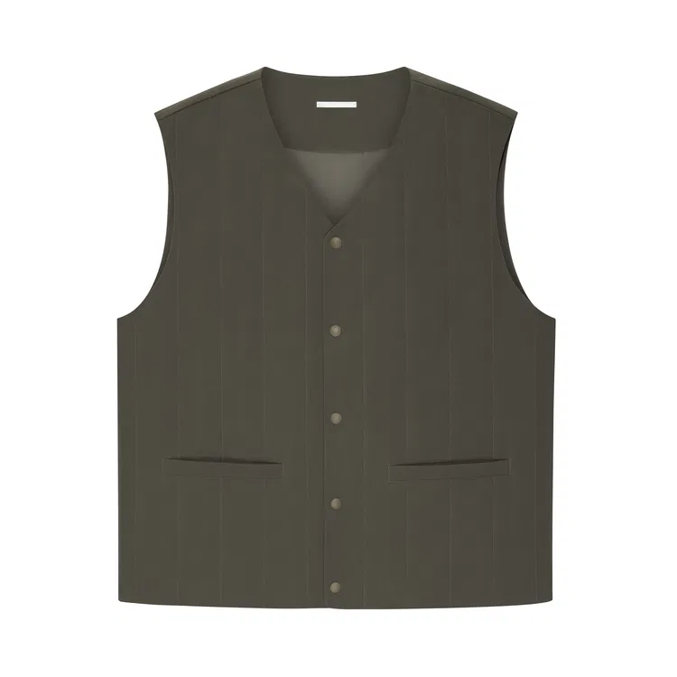 Детский жилет без воротника Nice Rice, Palm Green