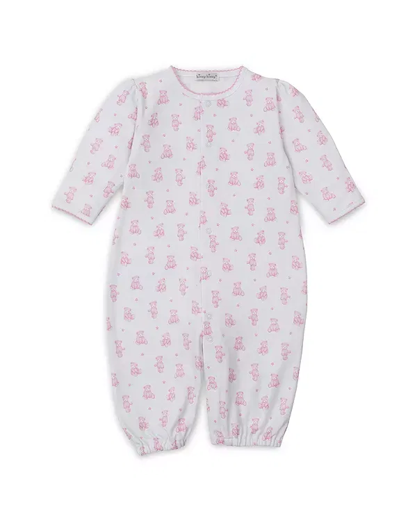 Детский конверт-комбинезон для новорожденных с принтом Bear Print Kissy Kissy, розовый
