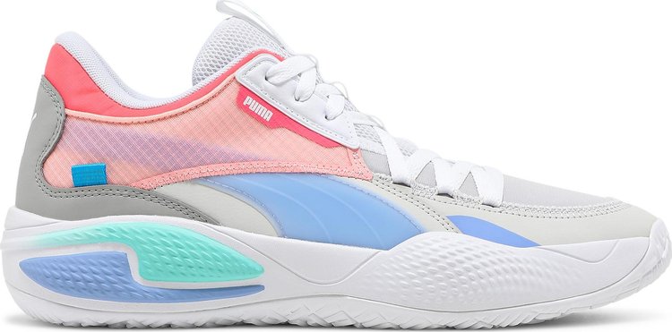 

Кроссовки Puma Court Rider Twofold Nimbus Cloud Elektro Purple, белый, Белый;серый, Кроссовки Puma Court Rider Twofold Nimbus Cloud Elektro Purple, белый