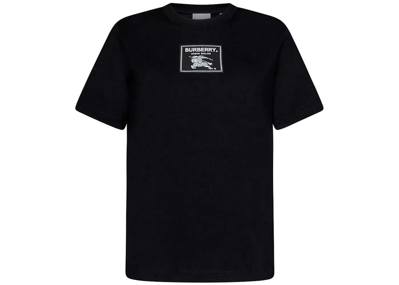 Женская футболка с логотипом Burberry, Black